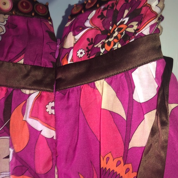 DESIGNED BY BEBE REAL SILK DRESS!!!!!!! NWT - Picture 3 of 8